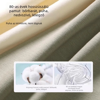 Lányok pamut alsónadrágja, 100% pamut, antibakteriális, légáteresztő, középmagas derekú, háromszög fazon