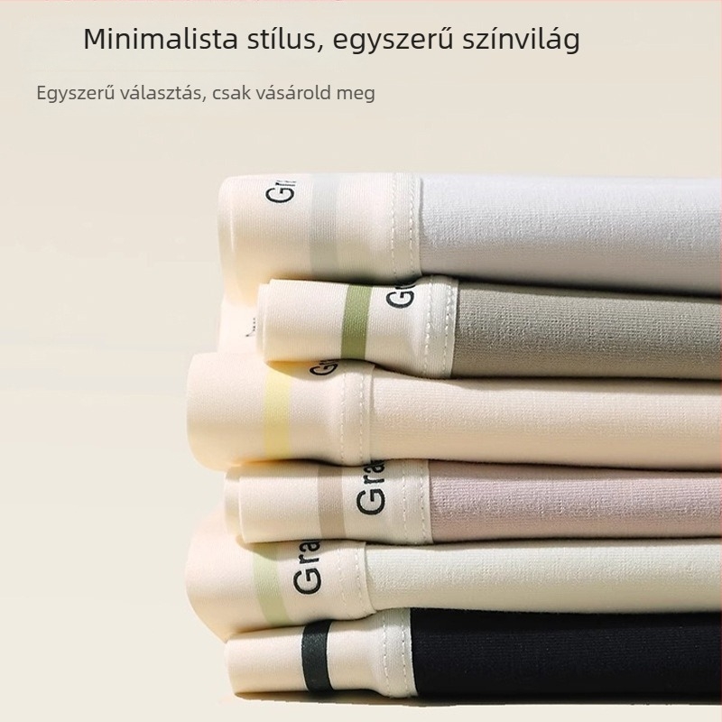 Lányok pamut alsónadrágja, 100% pamut, antibakteriális, légáteresztő, középmagas derekú, háromszög fazon