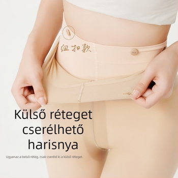 Harisnyához külső réteg csere | Nylon, Mintázat: Hullám, Vékony, Nylon 90–95%, Négy évszak