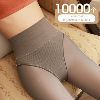Langsha Női egyrészes formázó harisnya, szürke átlátszó, nylon 220 g, ősz-tél