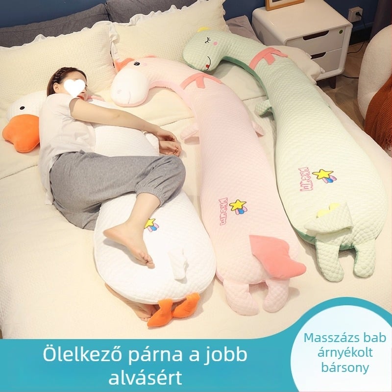 Párna jégselyem fleece borítással, rajzfilm mintázat, PP pamut töltettel, egyszerű és modern stílus
