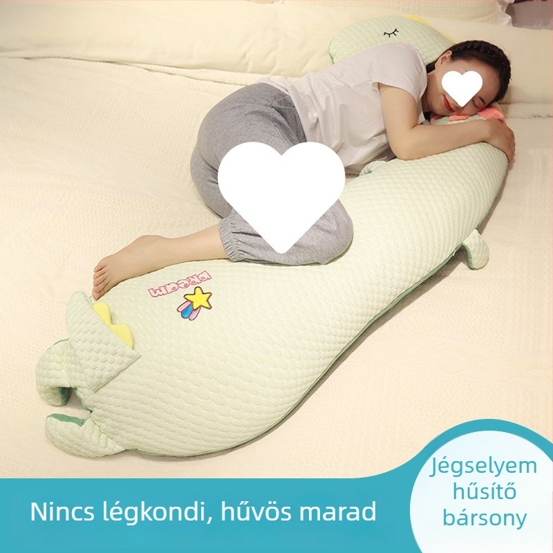 Párna jégselyem fleece borítással, rajzfilm mintázat, PP pamut töltettel, egyszerű és modern stílus