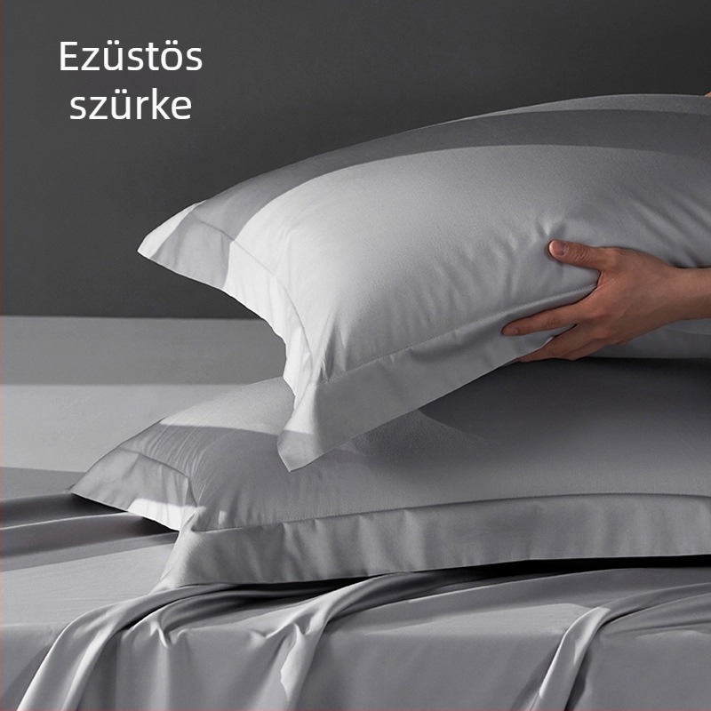 Két darab párnahuzat, 100% pamut, szaténszövés, hosszú szálú pamut, reaktív festés