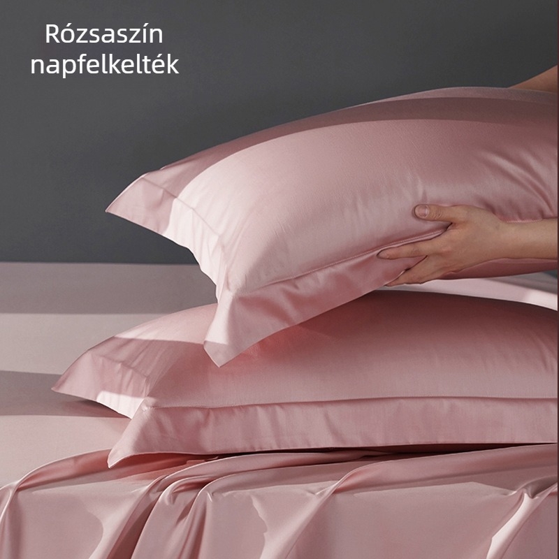 Két darab párnahuzat, 100% pamut, szaténszövés, hosszú szálú pamut, reaktív festés