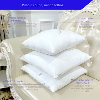 Nordic Chenille párna belső maggal – PP gyapot töltet, növények és virágok mintázat, össztömeg 575 g