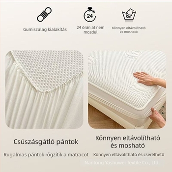 Gyerekeknek készült Class A vízálló, quiltelt, illeszkedő lepedő, teljes matracvédővel és anti-slip védelemmel, Simmons matracvédővel, egy darab (3)