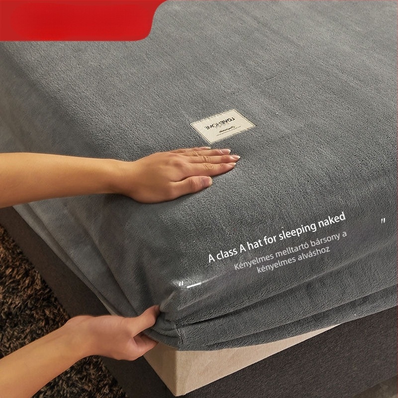 Ágyhuzat – tej velúr, twill szövés, reaktív nyomtatás és festés, egyszínű, modern minimalist stílus