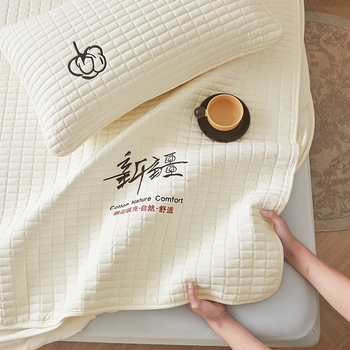 100% pamut quiltelt gumis lepedő tatami matracokra, csúszásmentes és porvédő