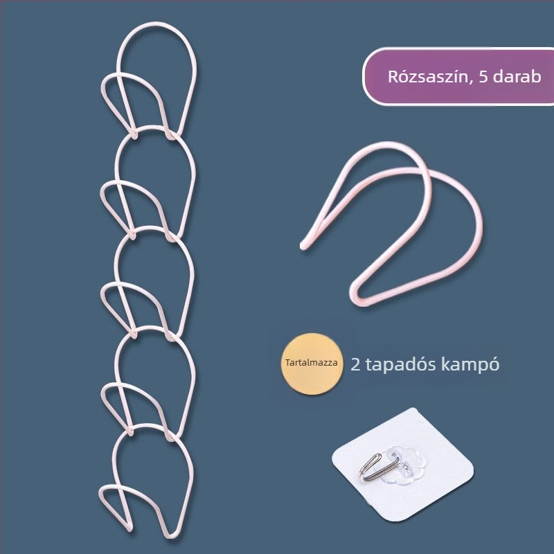  Kalaptároló rendező, műanyagból, egy horoggal, modern egyszerű stílus (0-1 kg max terhelés)