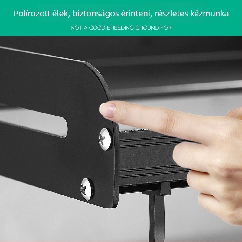 Fali konyhai polc - Mrs. Hope, többfunkciós, alumínium anyag