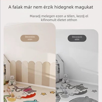 Morikage Gyermekeknek szóló önragasztó filc falpanelek - poliészter rost, modern minimalist stílus, testreszabás elérhető