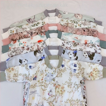 Hárrétegű bambuszrost alvózsák babáknak és kisgyermekeknek, különálló láb dizájn, rúgás elleni védelem