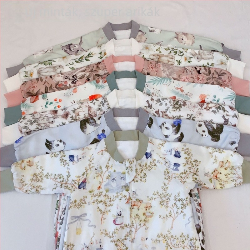 Hárrétegű bambuszrost alvózsák babáknak és kisgyermekeknek, különálló láb dizájn, rúgás elleni védelem