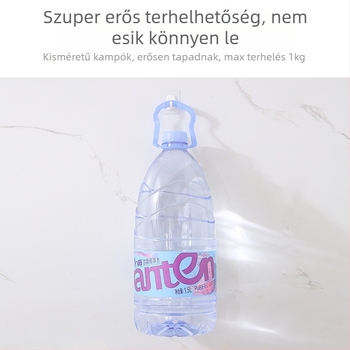 Meike ABS ragasztóakasztó, egykaros, modern egyszerű stílus, teherbírás 0–1 kg, 9 db, 2022 téli megjelenés.