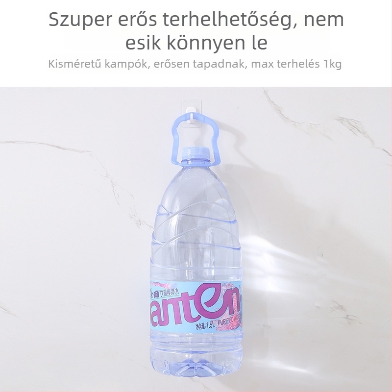Meike ABS ragasztóakasztó, egykaros, modern egyszerű stílus, teherbírás 0–1 kg, 9 db, 2022 téli megjelenés.