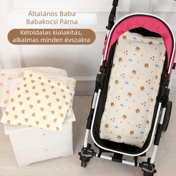 Bud haha babakocsipárna, pamutból, 0–1 éveseknek, testreszabható