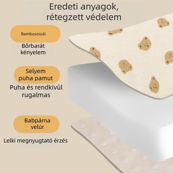 Bud haha babakocsipárna, pamutból, 0–1 éveseknek, testreszabható