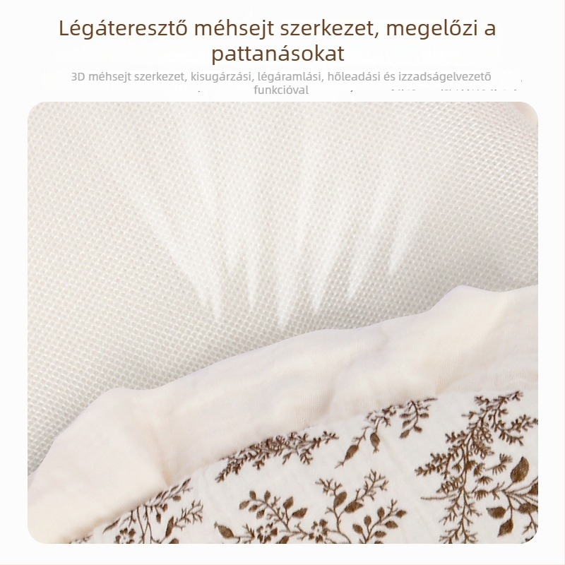 Babakocsi ülés párna – négy évszakos pamutfonal, univerzális kompatibilitás, Lan Feilin