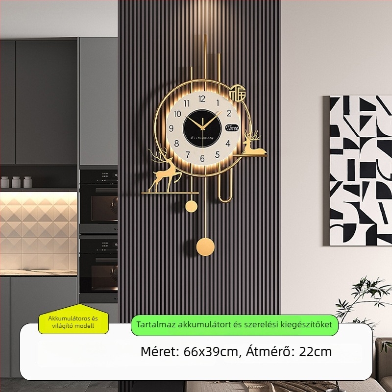 Fali óra, modern minimalista design, csendes járású mozgás, fém ház, bevonatos üveg, papíralapú számlap