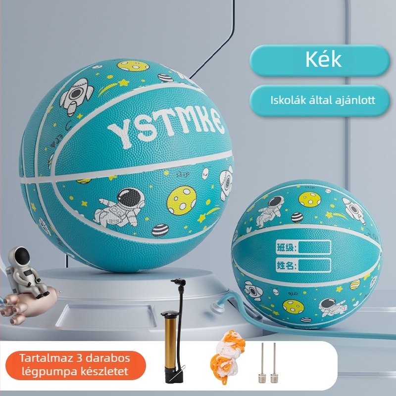 Gyermekek edzéséhez szánt kosárlabda, méretek No.3, No.4, No.5, No.7, kék