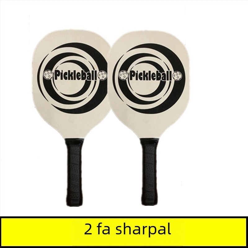 Pickleball ütő - poplar mag, Long-glue gumi, vízszintes ütés, testreszabott feldolgozás, logó nyomtatva