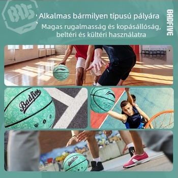 Li-Ning Kosárlabda No.7, felnőttek és fiatalok számára, beltéri és kültéri cementpályákhoz, nedvszívó, kopásálló PU anyag, versenyre és edzésre