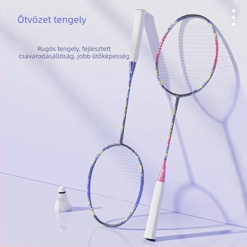 Youyou tollaslabdaütő – vasötvözetes keret, nylon háló, súly 95–100 g, közepes nyelet merevsége, kezdők számára