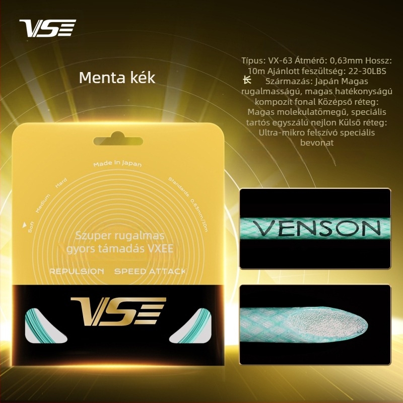 Weichen nylon rostos ütőhúr, Japán eredetű, badminton és tenisz játékhoz