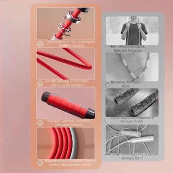 Hosszú pamut kötél csoportos ugrásokhoz, professzionális csapat kötél