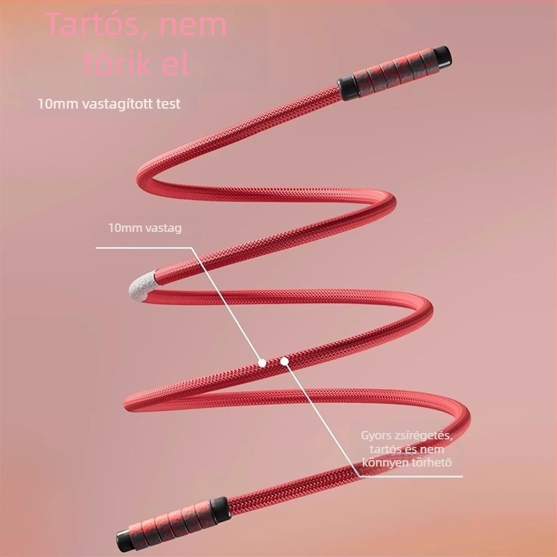 Hosszú pamut kötél csoportos ugrásokhoz, professzionális csapat kötél