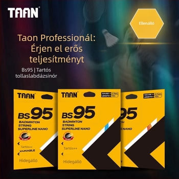 Badminton ütőhúr, nylon anyagú, márka Taan taian, eredet Kína