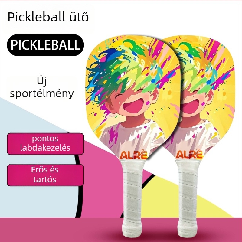 Fából készült pickleball ütő, 160 g, ideális kezdőknek edzéshez