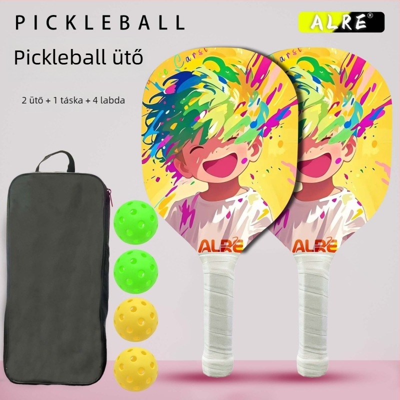 Fából készült pickleball ütő, 160 g, ideális kezdőknek edzéshez