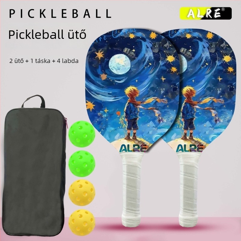 Fából készült pickleball ütő, 160 g, ideális kezdőknek edzéshez