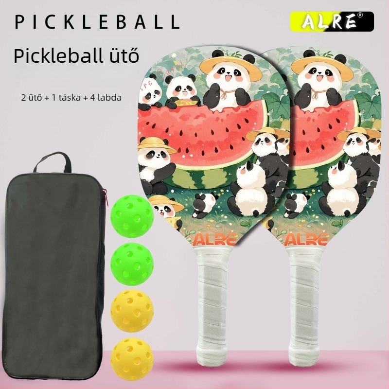 Fából készült pickleball ütő, 160 g, ideális kezdőknek edzéshez