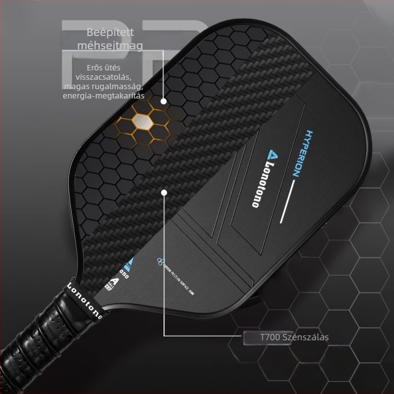 Pickleball ütő – versenyképes kategória, T700 szénszálas, súly 220 g, márka lonotono