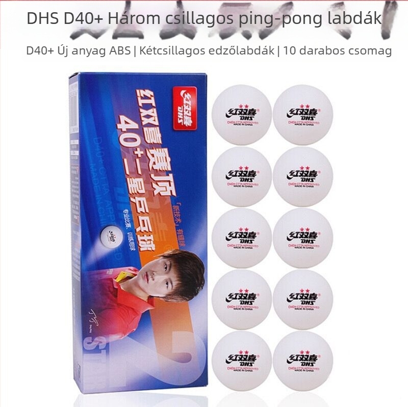Asztalitenisz labda – Double Happiness, új anyag, Shanghai eredetű, logó nélkül
