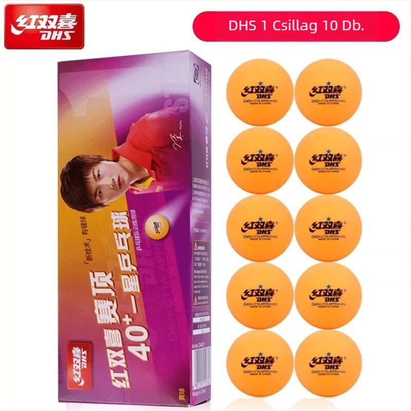 Asztalitenisz labda – Double Happiness, új anyag, Shanghai eredetű, logó nélkül