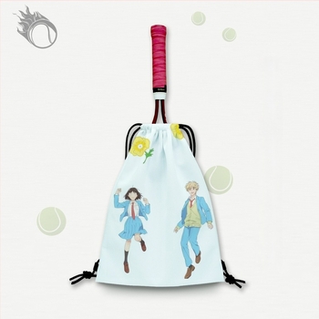 Ifjúsági ütőtáska tenishez és tollaslabdához, univerzális, hordozható, poliészter