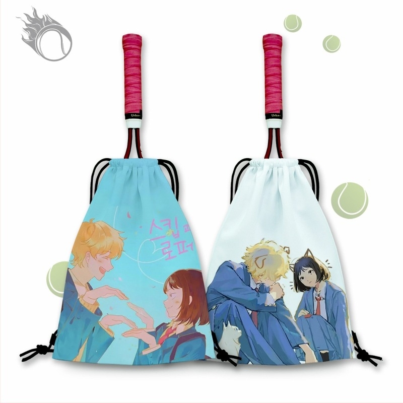 Ifjúsági ütőtáska tenishez és tollaslabdához, univerzális, hordozható, poliészter