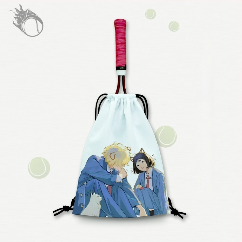 Ifjúsági ütőtáska tenishez és tollaslabdához, univerzális, hordozható, poliészter