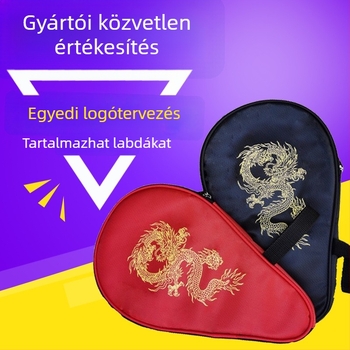 Dinnye alakú asztalitenisz ütőtok, hátsó zsebbel 3 labdának, vízálló, hordozható és lélegző (dinnye alakú; hátsó zseb 3 labdának; vízálló; hordozható; lélegző)