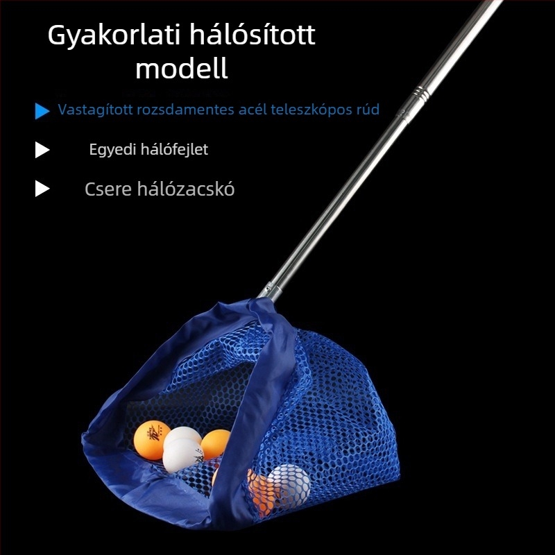 Asztalitenisz labdát gyűjtő gép teleszkópos hálóval — anyag: Egyéb; márka: Egyéb; kategória: asztalitenisz labda gyűjtő gép; alkalmazható forgatókönyvek: Egyéb