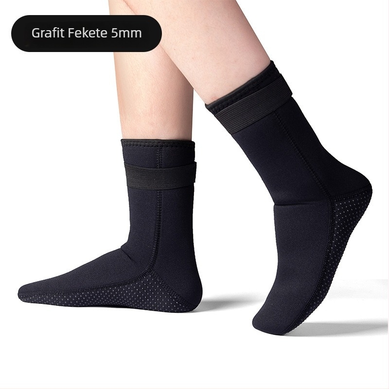 OBEESI professzionális búvár zokni neopren 3/5 mm, vastagított csúszásmentes, felnőtteknek, férfiak és nők számára