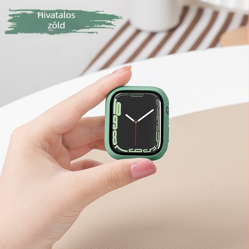 PC védőtok Apple Watchhoz integrált edzett képernyővédővel