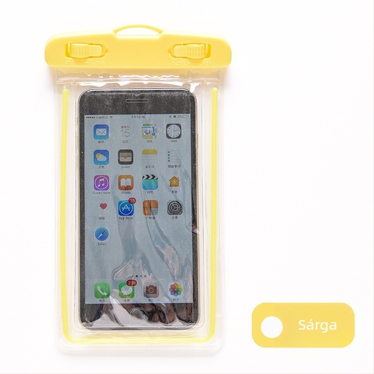 Vízálló telefonhordtás érintőképernyővel, PVC anyagból, 0,5 L kapacitás, Apple és Huawei készülékekkel kompatibilis