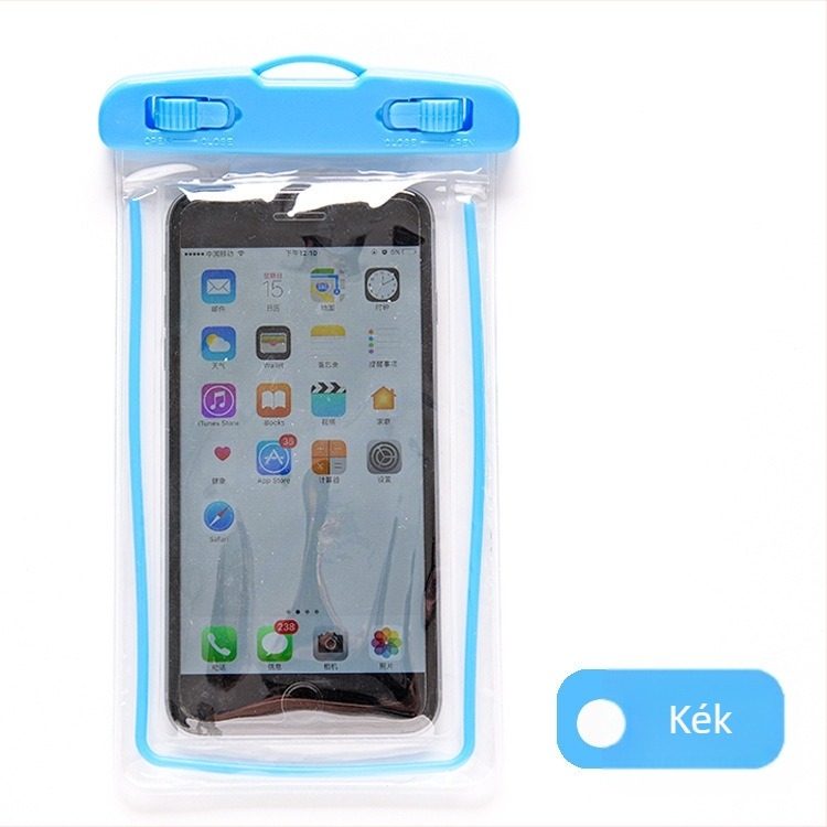 Vízálló telefonhordtás érintőképernyővel, PVC anyagból, 0,5 L kapacitás, Apple és Huawei készülékekkel kompatibilis