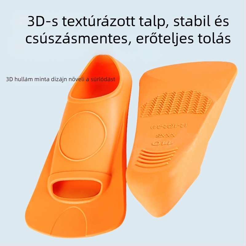 Gyerekeknek szánt szilikon úszópengék szabad stílusú edzéshez, testreszabható gyártás, Silicon Honey márka, eredet Dongguan.