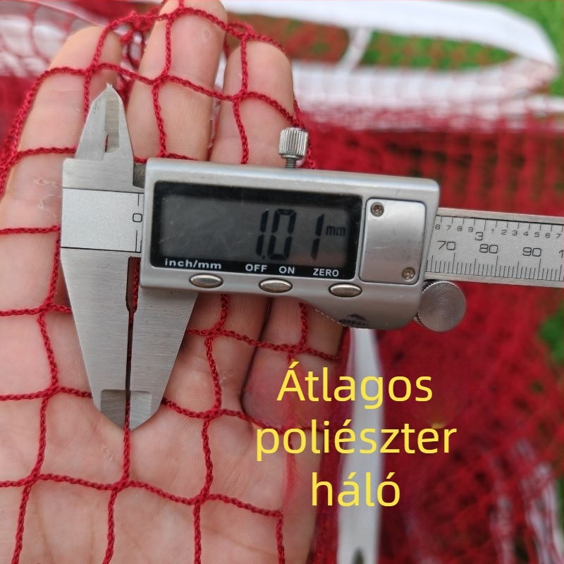 Hordozható standard méretű tollaslabda háló beltéri és kültéri használatra, összecsukható pályaháló