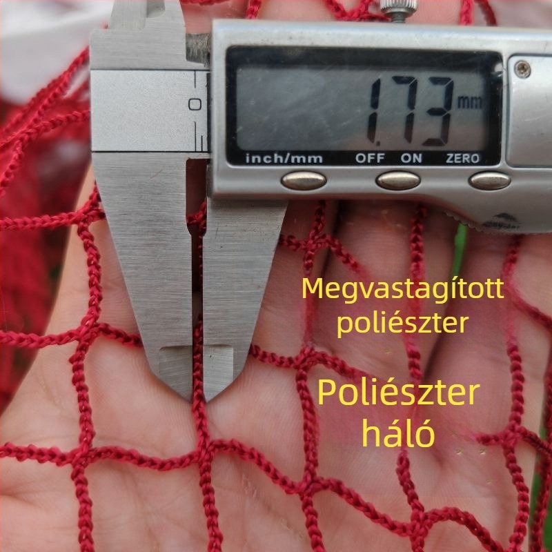 Hordozható standard méretű tollaslabda háló beltéri és kültéri használatra, összecsukható pályaháló